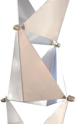 Nutshell Stores Origami Rain Chain - Stainless Steel - 12 Feet