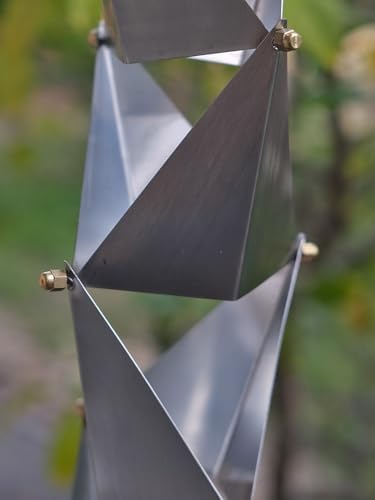 Nutshell Stores Origami Rain Chain - Stainless Steel - 8 Feet