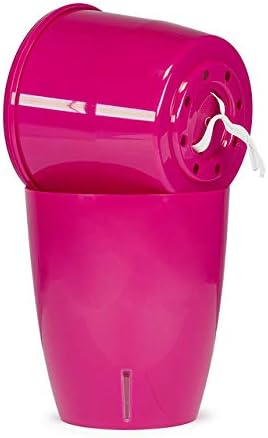 Santino 5.5 Inch ORCHIDEA Self Watering Pots for Orchids in Lilac - Decorative Wicking Planter with w/ Great Aerification, Drainage and Water Level Indicator