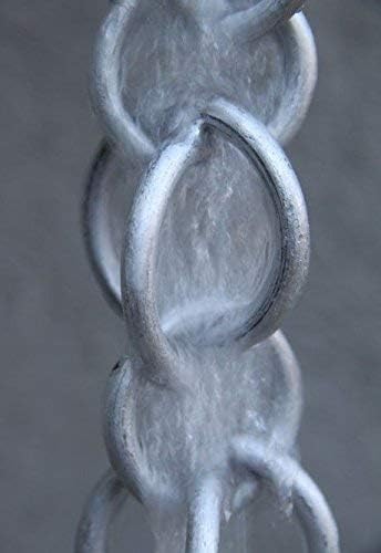 Nutshell Stores Double Loops Rain Chain - Aluminum - 17 Feet