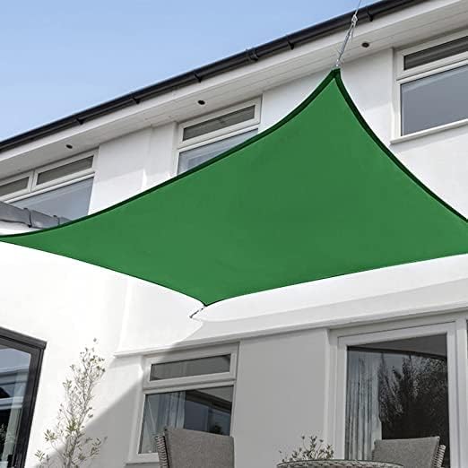 KANAGAWA 12'X24' Dark Green Custom Size Sun Shade Sail Rectangle UV Block Canopy Cover for Patio Backyard Lawn Garden Outdoor (Customized Available)