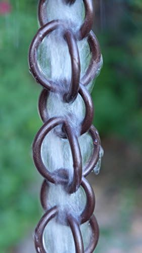 Nutshell Stores Double Loops Rain Chain - Bronze - 12 Feet