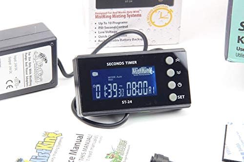 MistKing – Starter Misting System, 4th Gen | Used by Zoos, Botanical Gardens, Institutions & Hobbyists | Expandable to 10 Nozzles | Extremely Fine Mist | 50 Micron Droplets | MKSMS4-125-50