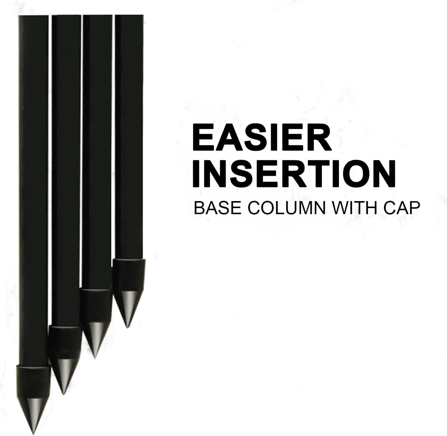 Tower Obelisk Garden Trellis, Metal Obelisk Plant Support Gardening Climbing Frame for Outdoor Indoor Climbing Plants, Black (Black, 1.5m / 4.9ft)