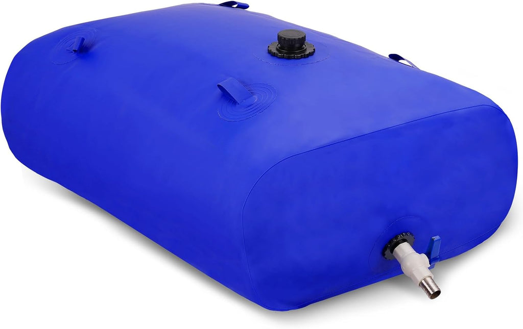 110L/29gal Foldable Water Bladder Storage Container - Large Capacity Soft Water Bag for Drought Resistance, Fire Prevention, and Emergency Water