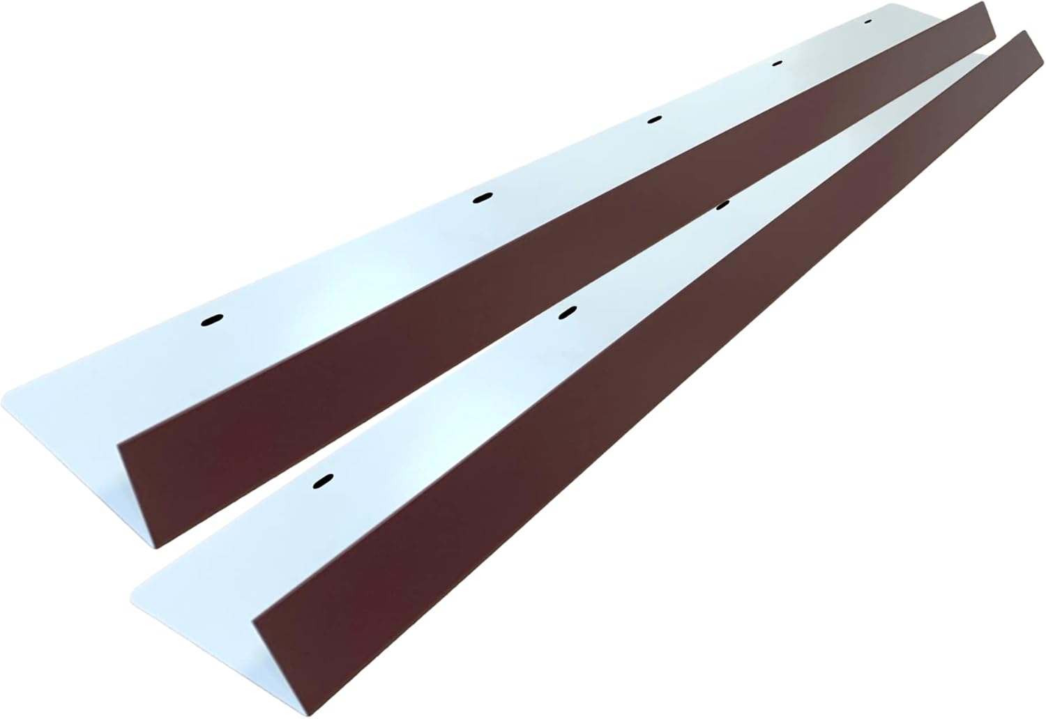 Eagle 1-26 Gauge 5 Foot Rain Diverter - Nails and Instructions Included (Mill Finish Aluminum, Copper, Galvanized, Stainless Steel & More) (2, Burgundy)