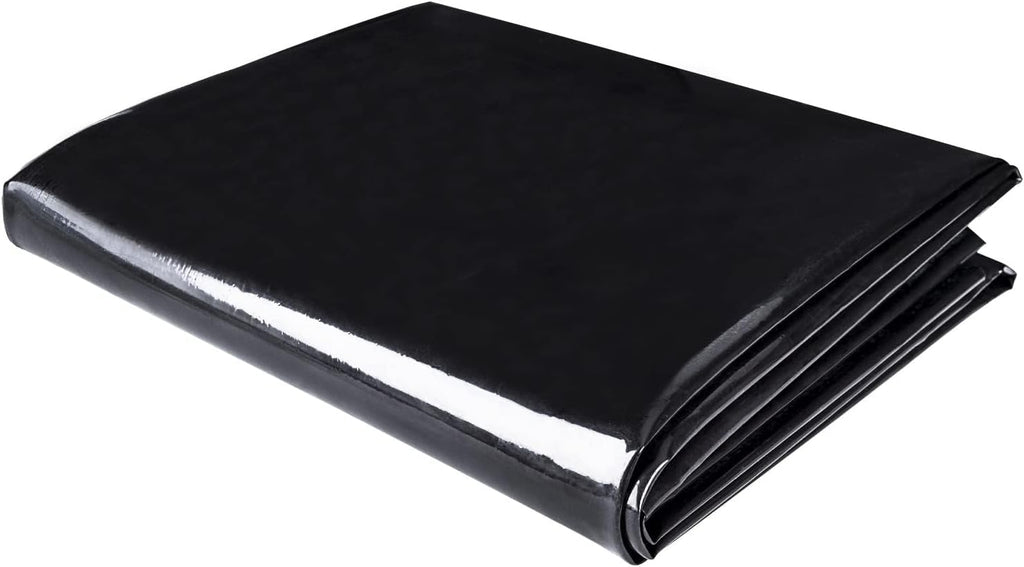 MYFAMIREA 4 FT x 7 FT Pond Liner, 20 Mil HDPE Pond Liner, Sun Resistant Preformed Easy Cutting Pond Liner Underlayment for Fish Koi Ponds, Garden Fountain, Waterfall Fish Pond