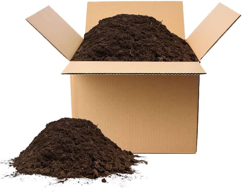 Organic Peat Moss, 3.8 Cu. Ft. – 100% Sphagnum Peat Moss, SEMI Compressed, for Potted Plants & Seed Starting – Organic Gardening for Indoor and Outdoor use (3.8 Cu. Ft.)