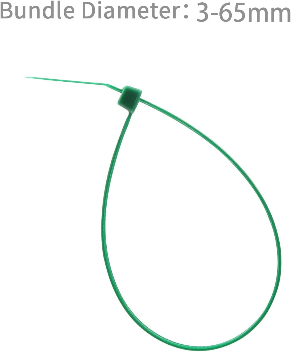 XINGO 100PCS Cable Zip Ties Heavy Duty, Premium Nylon Plastic Wire Ties with 50 Pounds Tensile Strength, Self-Locking Black Nylon Zip Ties for Indoor and Outdoor (10 inch, Dark Green)