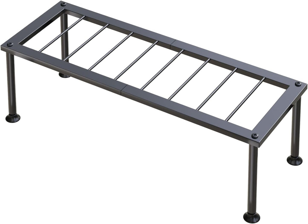 1 Tier Plant Stand: Ladder Plant Holder - Metal Flower Pot Stand - Heavy Duty Flower Rack for Living Room Patio Garden Corner Balcony and Courtyard.