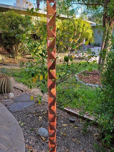Nutshell Stores Origami Rain Chain - Copper - 14 Feet