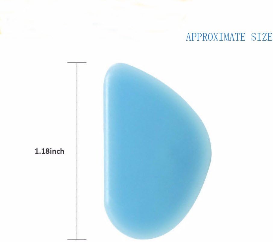 Oubest Fish Tank Rocks Glow Blue/Glow in The Dark Pebbles for Garden/Fish Tank/Aquarium/Plant Pots/Bonsai Walkway/Driveway 100pcs