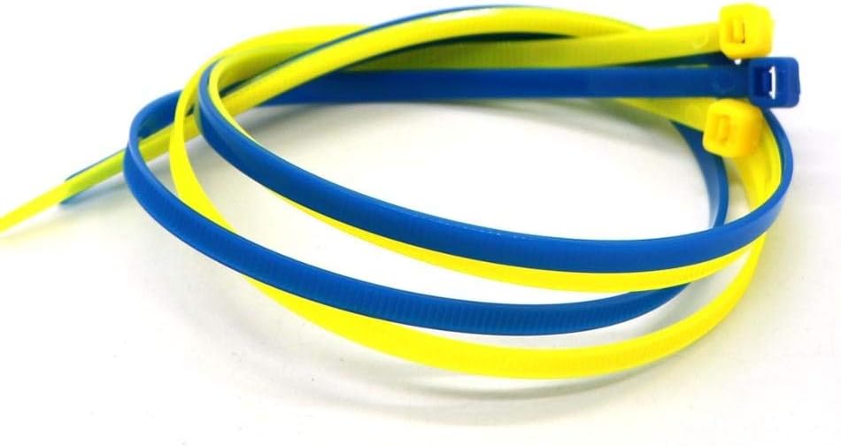 4 Inch Yellow Zip Ties (1000 Pieces), 18lb Strength, Nylon Cable Wire Ties