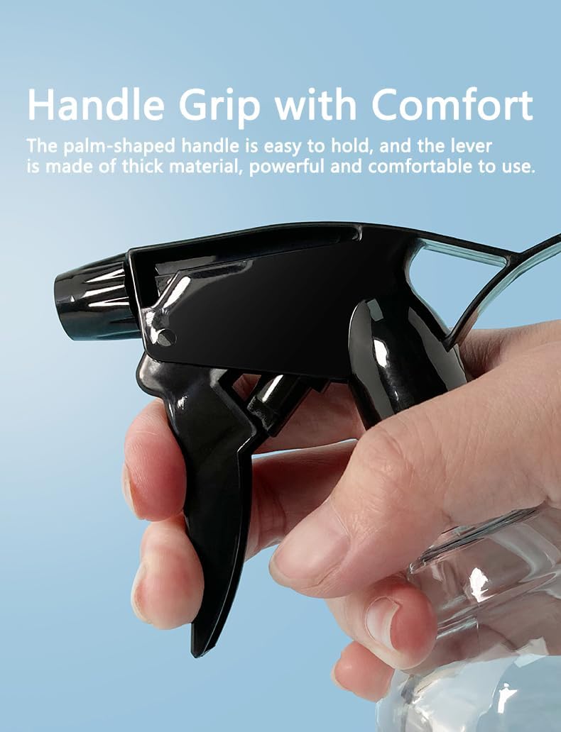 10 PCS Plastic Spray Bottles 8 oz Empty Spray Bottle with Adjustable Nozzle Mini Spray Bottle Liquid Sprayer for Kitchen Cleaning Hair Bath Beauty Spa Water Plants