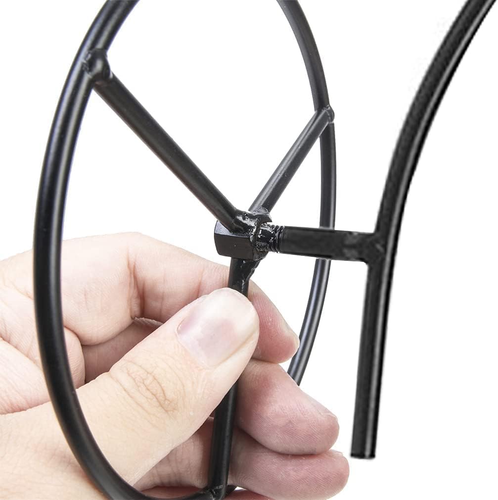 Ornament Display Stand Air Plant Stand Iron Hanging Stand Flower Pot Stand Rack Holder for Hanging Glass Globe Witch Ball Terrarium Christmas Ornament and Home Wedding Decoration (Moon shape2)