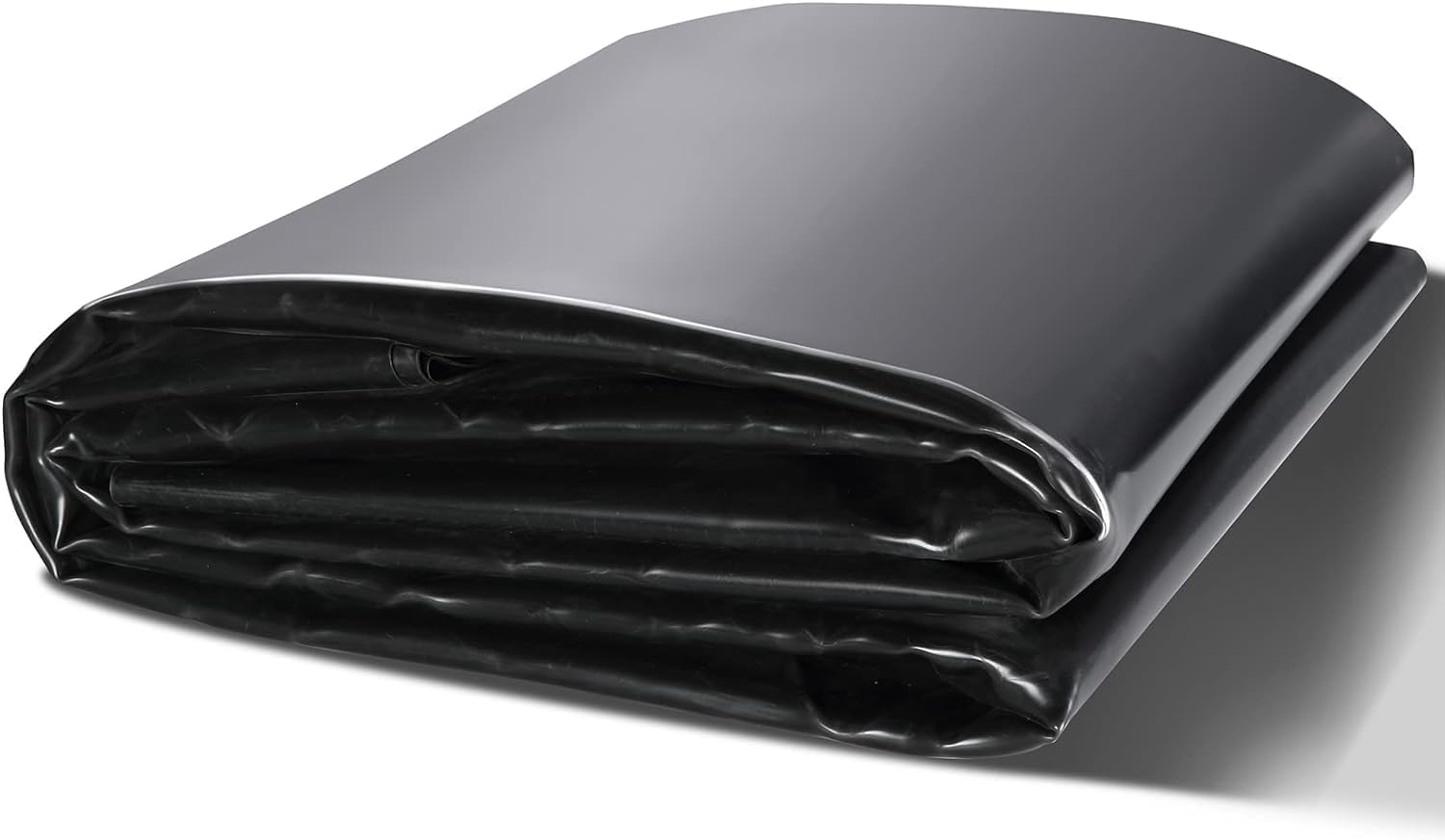 VEVOR 10 x 15 ft Pond Liner, 45 Mil Thickness, Pliable & Durable EPDM Material, Easy Cutting Underlayment for Fish or Koi,Waterfall, Fountains, Water Gardens, Black