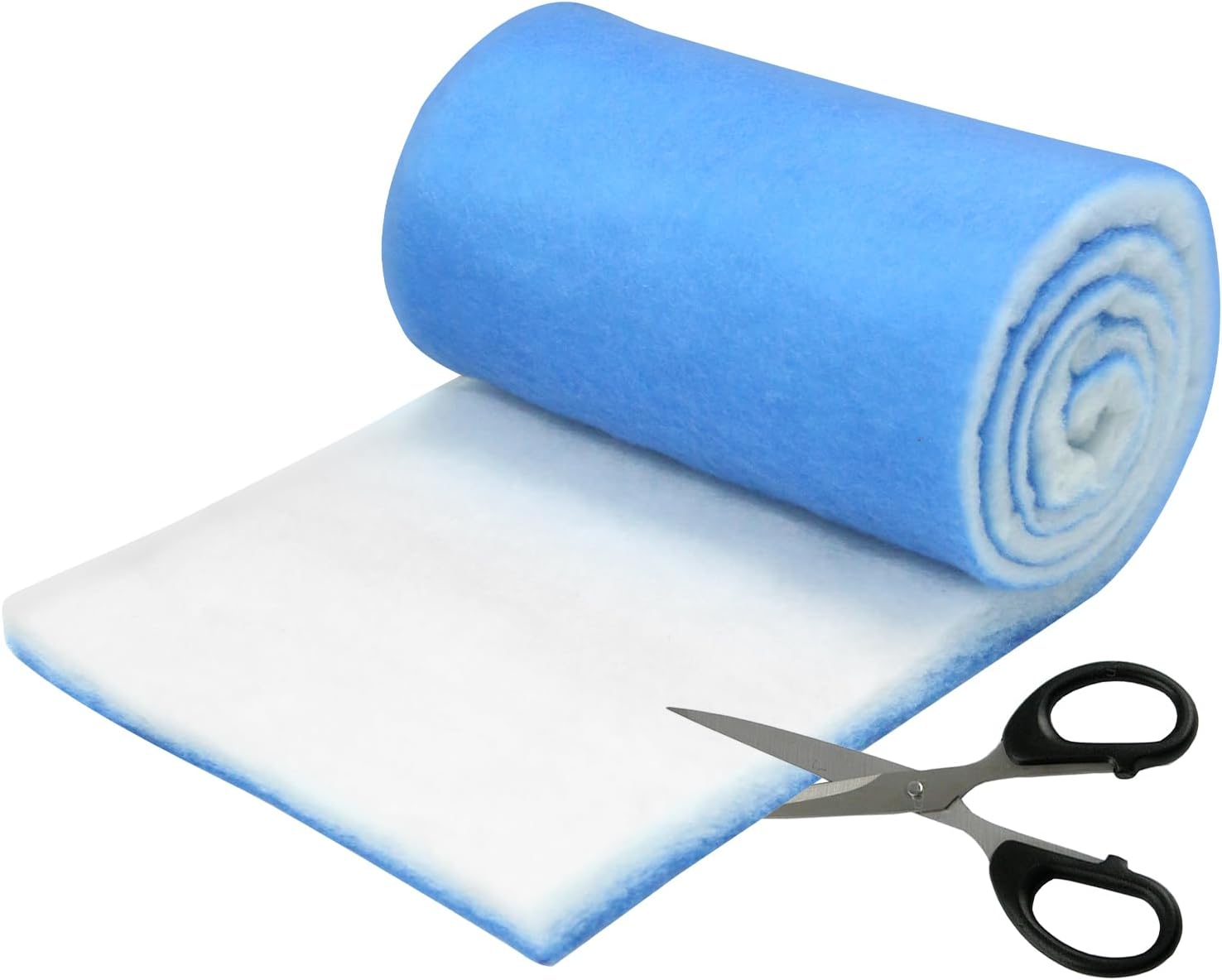 Classic Koi Pond Filter Pad Media-12"x144"Thicker Reusable Replacement Washable Pad,Fish Pond Filter Material for Koi Outdoor Ponds Aquarium