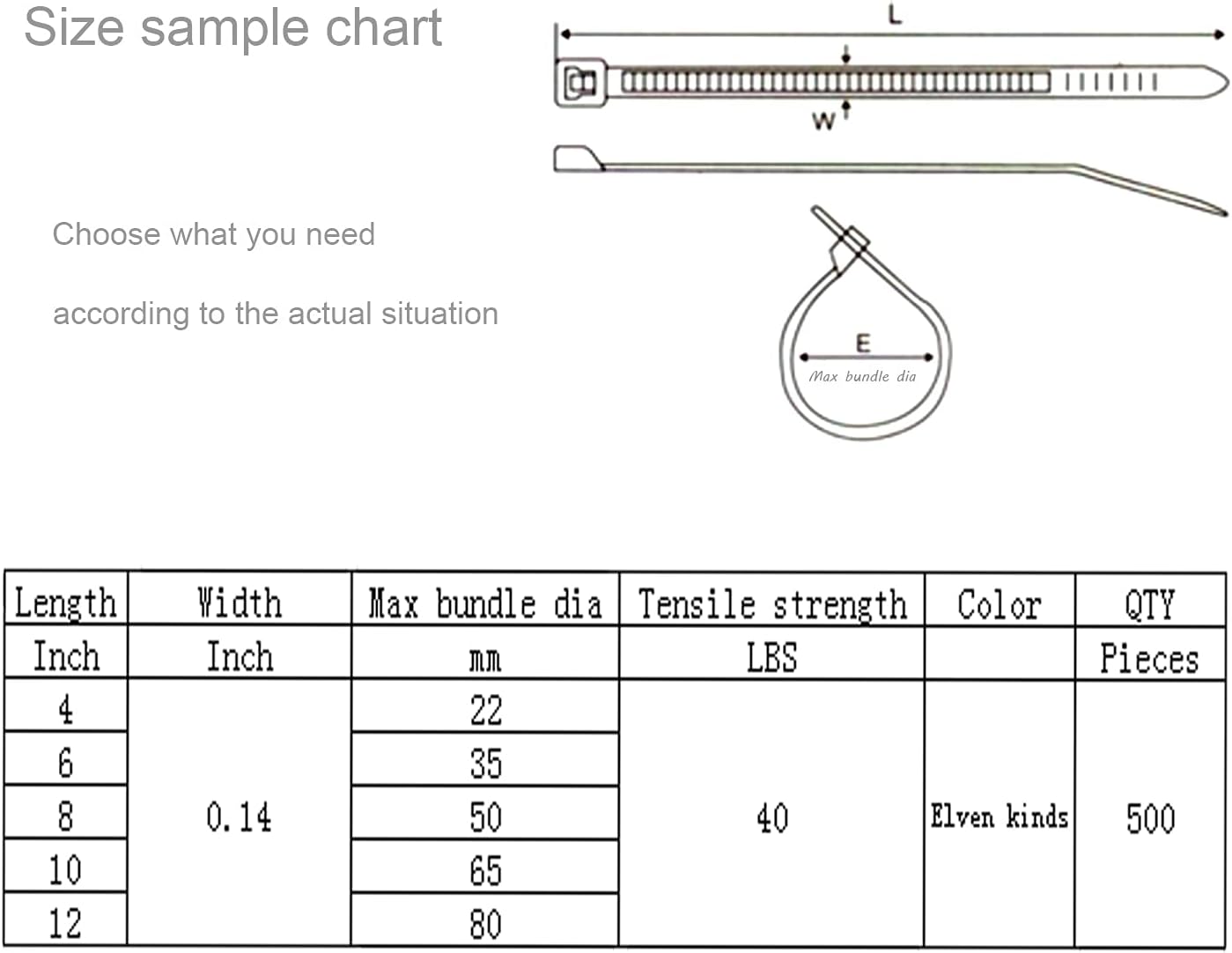 XINGO Cable Zip Ties (500 Pack), 40 Pounds Tensile Strength-Heavy Duty, Ultra Strong Durable Zipties, Self-Locking UV Resistant Nylon Plastic Wire Ties for indoor and outdoor (12 Inch, Purple)