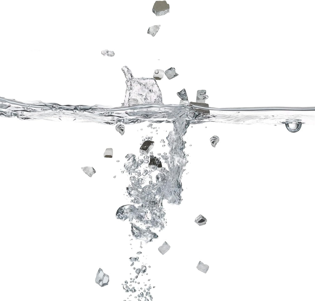 Mr. Fireglass 10 Pounds Fire Glass - 1/4 Inch High Luster Reflective Tempered Glass Rocks for Fireplace Fire Pit Table and Landscaping, Platinum