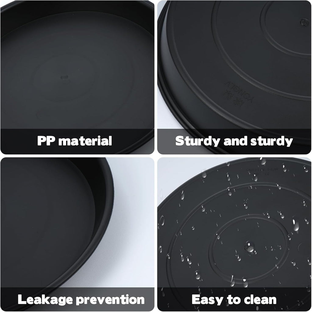 3 Size Round Stepping Stone Molds, 8.8''/10''/ 11.2'' Reusable Concrete Mold for Garden Stepping Stones Large Tray for Concrete and Stained Glass for Garden Walk Way