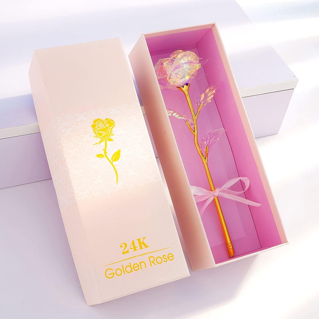 Gifts for Women Mom Birthday Gifts Galaxy Rose Glass Flowers Forever Eternal Roses Artificial Flowers Mothers D Gifts for Grandma Wife Daughter Sister Kids