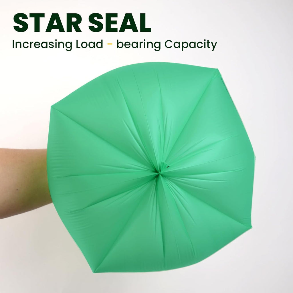 Compost Bags 3 Gallon,100 Count,Compost Food Scrap Waste Bags Fits Countertop Bin,Small Kitchen Food Scrap Waste Bags,Compost bin bags,Certified by BPI,ASTM D6400 and OK compost HOME certified