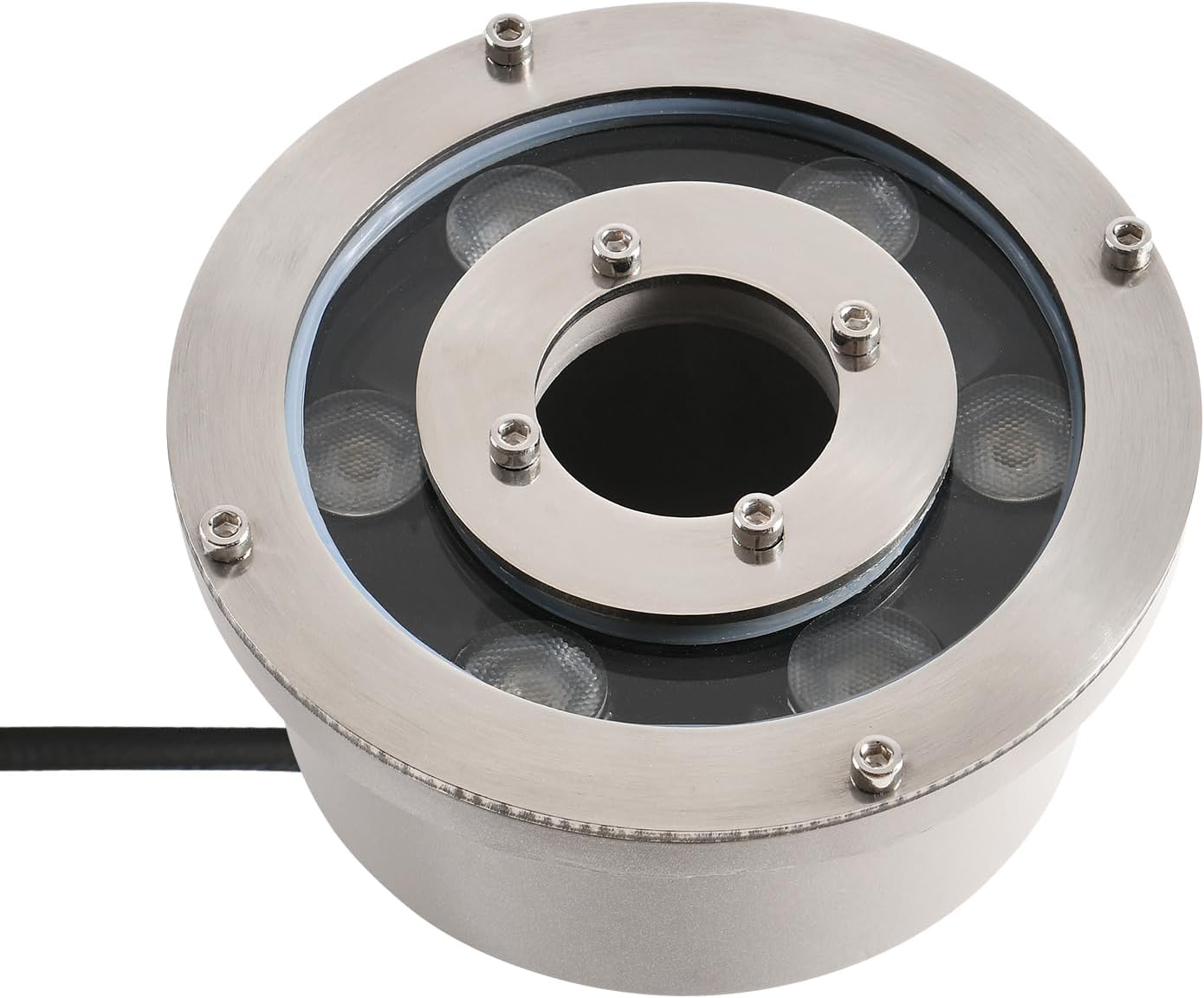 Fountain Light LED Underwater Pond Lights 5000K Day White DC12V IP68 Waterproof Submersible Light for Garden Fountain Pond