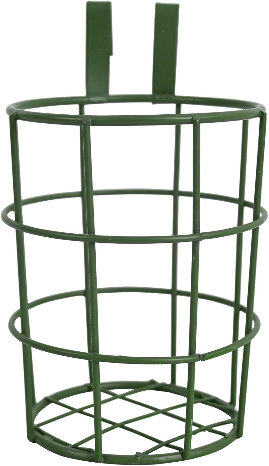 Rustic Vintage Metal Wall Planter Basket Hanging Mount Multiuse Storage Plant Stand for Plants, Flowers, Outdoor Garden Home Decor