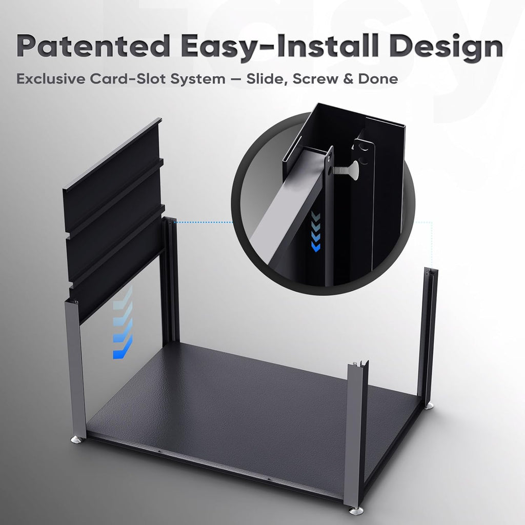 Quictent Metal Deck Box 150 Gallon Outdoor with Hydraulic Lid, Easy Assemble Waterproof Weather-Resistant Storage Bin, 660LBS Capacity for Patio/Garden/Poolside, Grey