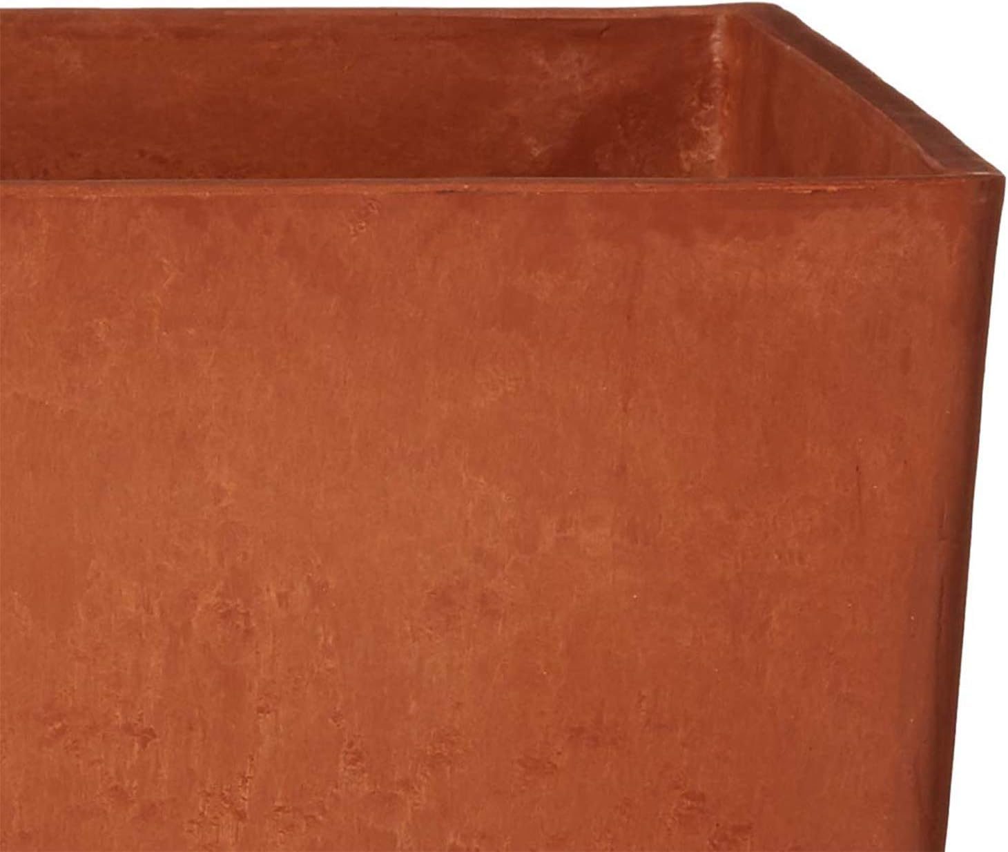 Arcadia Garden Products PSW UFH41TC Contemporary Tall Square Planter, 16 by 16 by 32", Terra Cotta Color