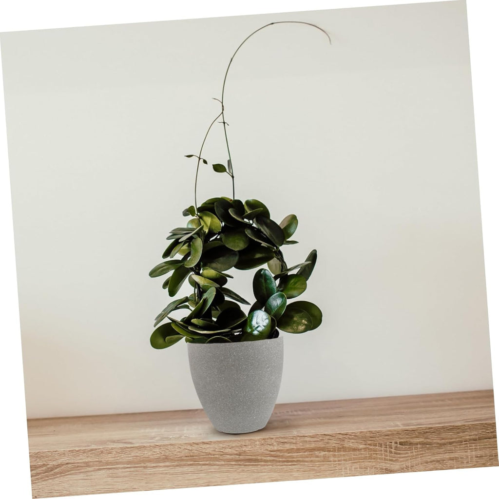 Imitation Stone Shape Resin Flower Planter Pot Round Succulent Container for Indoor and Outdoor Gardening Durable Frost-Resistant Easy to Maintain