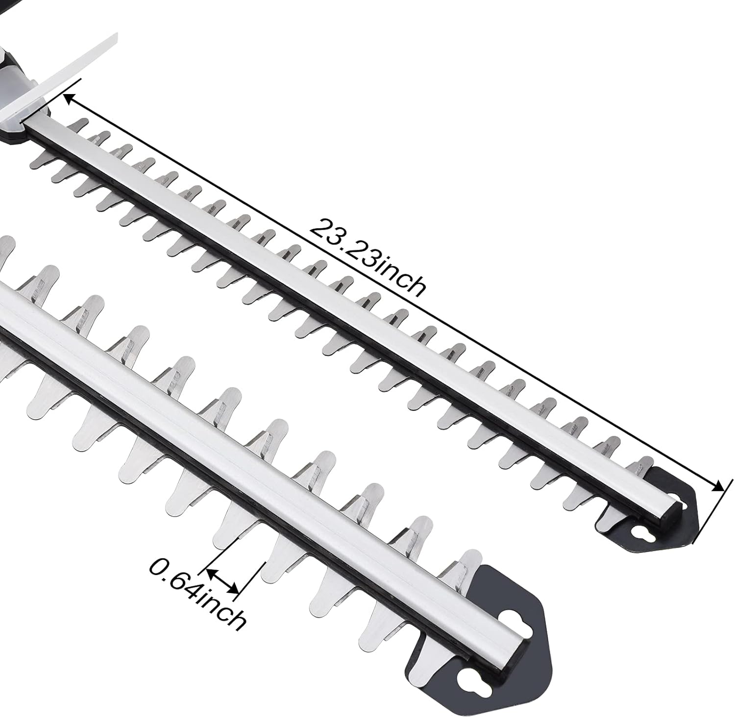 LIGO 20V Cordless Hedge Trimmer | 21" Laser-Cut Blade for Thick Branches | 2.0Ah PowerShare Battery | 4.5 lbs Ultra-Light with Low Vibration | Fast Charger Included