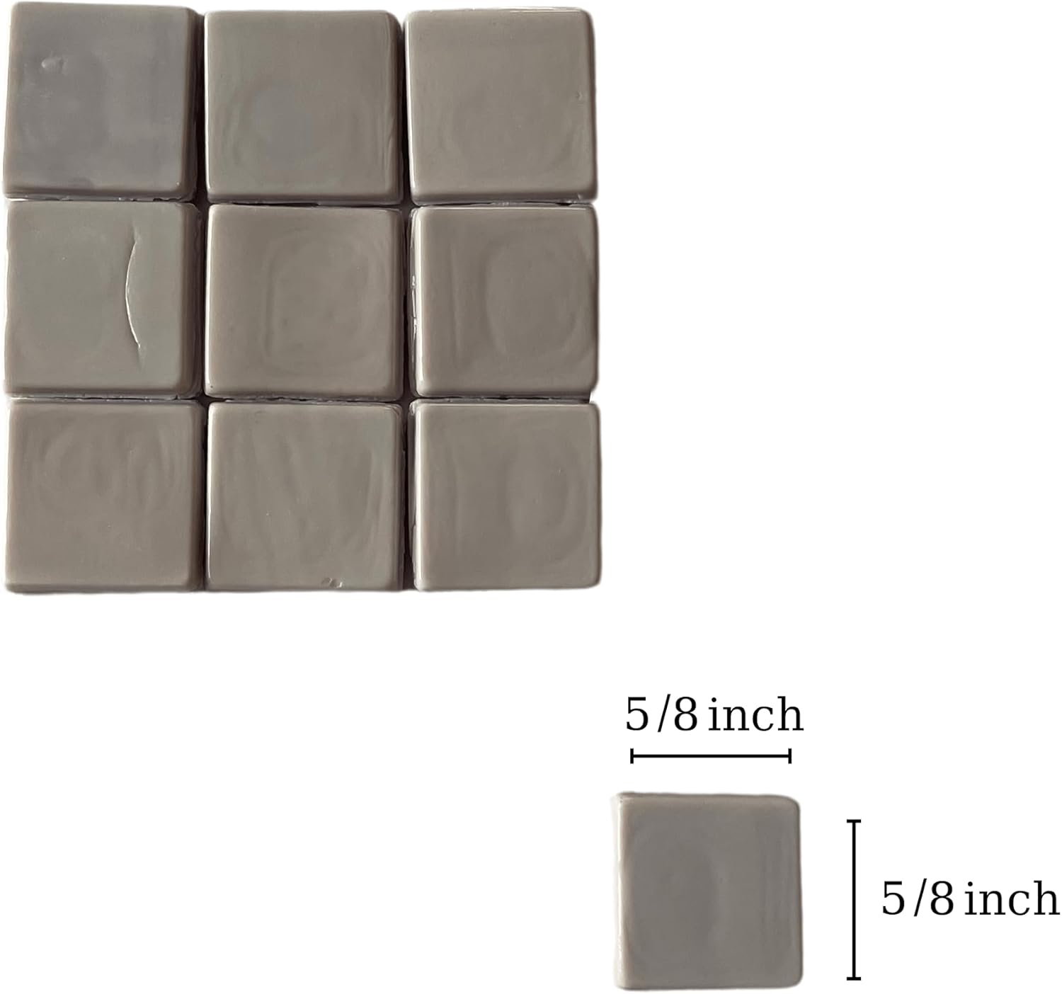 SMEIINIK 1.1lb Bulk Single Iridescent Color Mosaic Tiles for Crafts, Glass Mosaic Pieces for Mosaic Puzzles, Stained Glass Tiles for Mosaic DIY, Mosaic Making Supplies(AJ41-25)