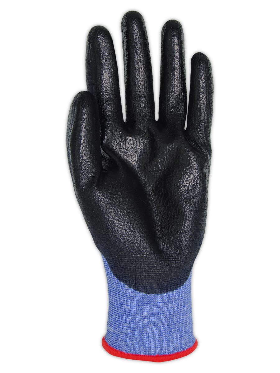 MAGID D-ROC ANSI A4 AeroDex Polyurethane Palm Coated Work Gloves, 1 Pair, Size 12/3XL, GPD482