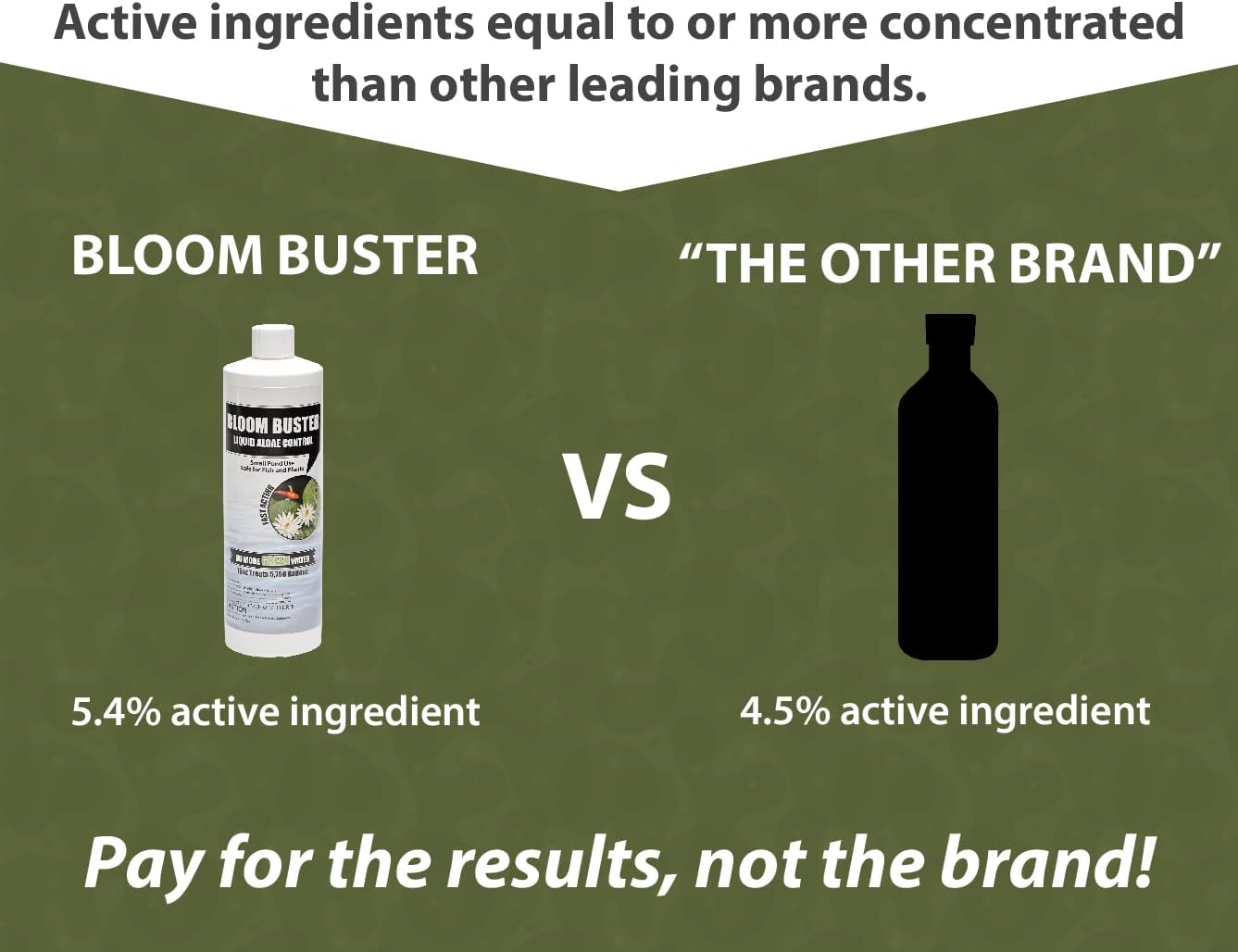 Bloom Buster Pond Algae Control - 16oz - Fast Acting Algaecide, Use in Fountains & Outdoor Ponds Containing Koi & Other Fish - EPA Registered