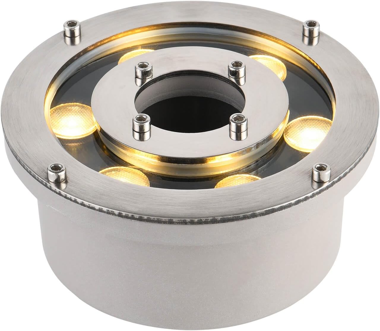 Fountain Light LED Underwater Pond Lights Warm White DC12V IP68 Waterproof Submersible Light for Garden Fountain Pond