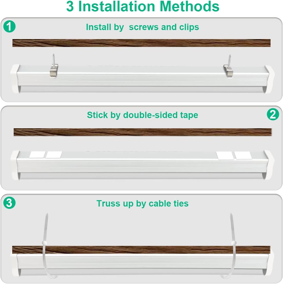 T5 Grow Lights 5000K Full Spectrum,1.4FT (8pcs x 10 Watts) Plant Growing Lamp,End-to-End Connectable Led Light Strips for Indoor Plants Succulents Flowers Growing