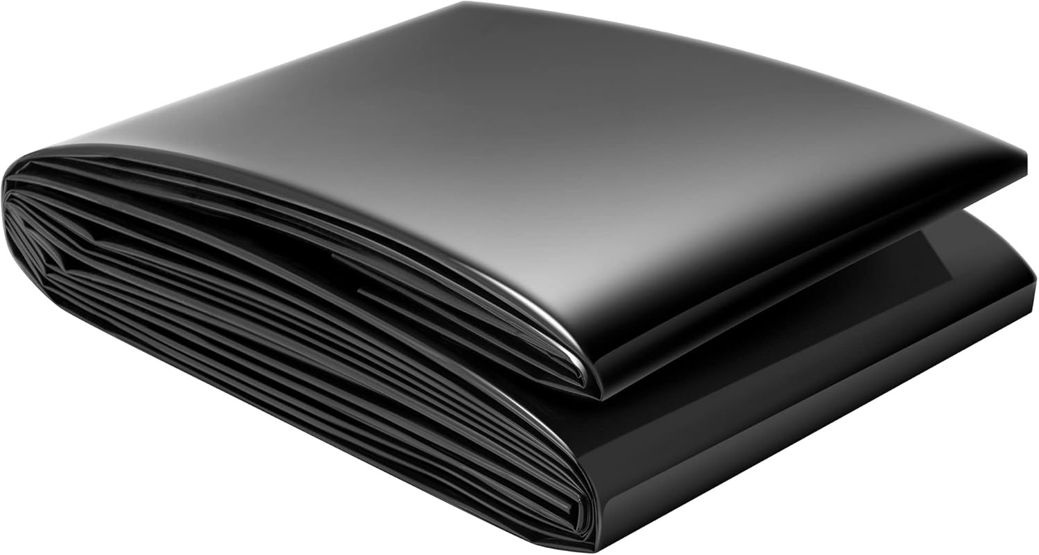 VIVOSUN 20 x 25 Feet Pond Liner, 14.5 Mil Durable LLDPE Pond Liners for Koi Ponds, Aquaculture and Water Gardens, Black