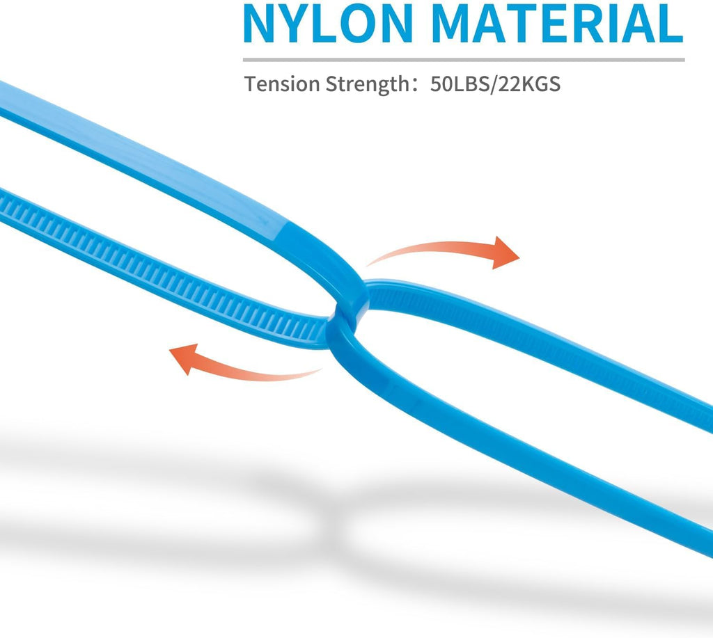 12 Inch Army Green Zip Tie 1000 PCS, 60 Lbs - Small to Medium Zip Tie, Nylon PA66 UV Resistant Cable Tie Heavy Duty for Indoor and Outdoor Use - Ideal for bundling and securing objects