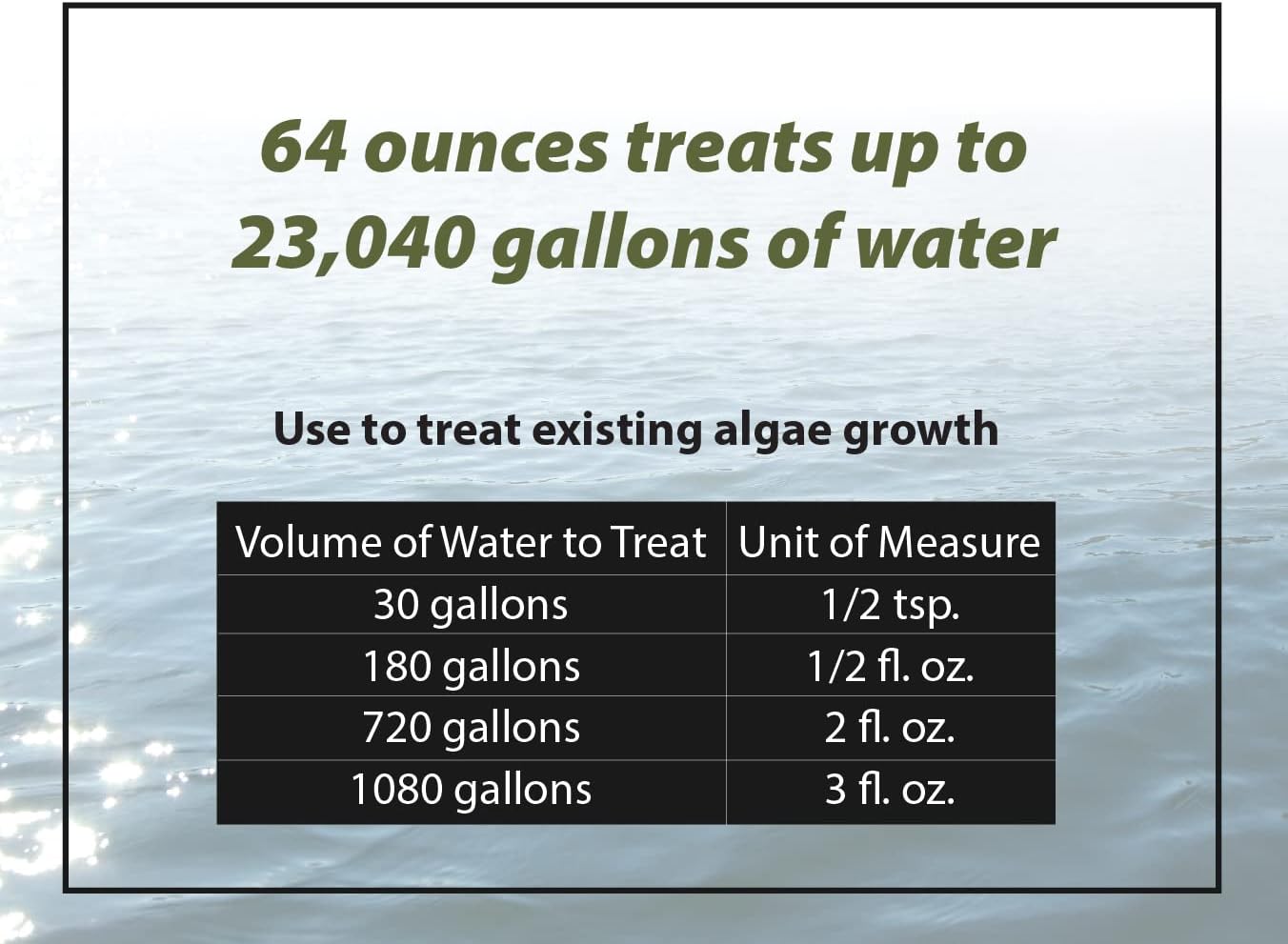 Bloom Buster Pond Algae Control - 64oz - Fast Acting Algaecide, Use in Fountains & Outdoor Ponds Containing Koi & Other Fish - EPA Registered