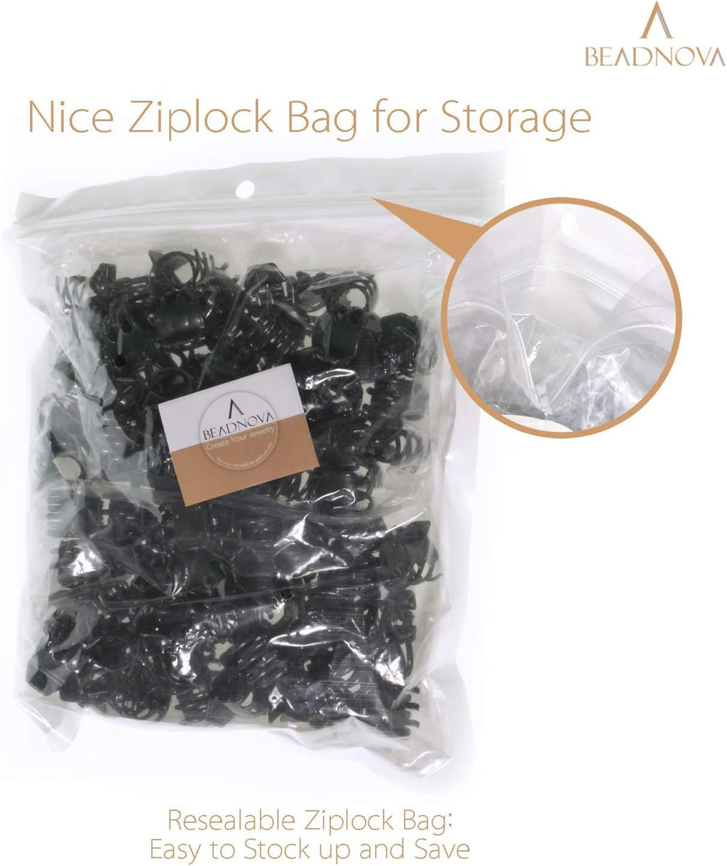 BEADNOVA 100Pcs Orchid Clips Large Orchid Support Clips for Flower Plant Vine (2cm, 100PCS)