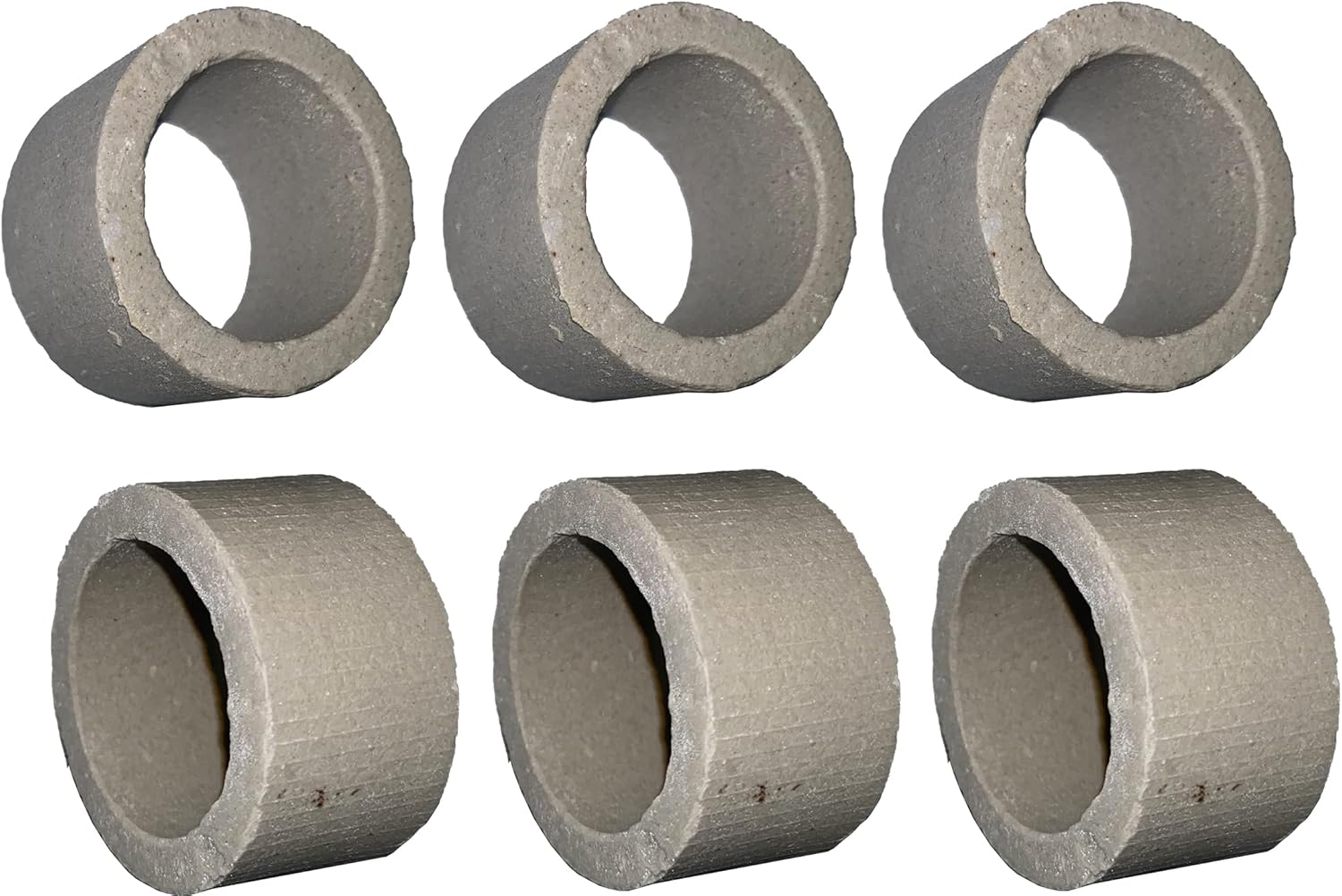 Awesome Aquatic Aquarium Plant Weights Ceramic Ring 6 Pack Non Lead Plants Anchor Pot Anti Floating Fix Live Plant Holder No Lead (6 Pack Rings)