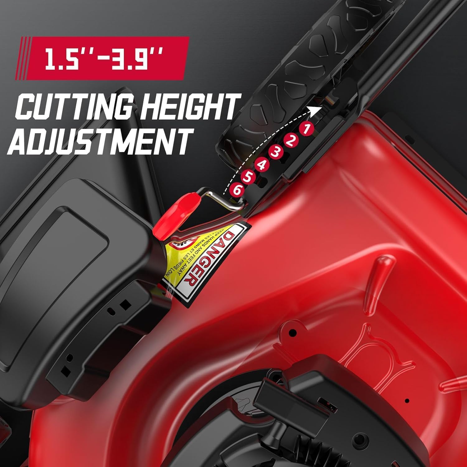 PowerSmart Gas Lawn Mower 21" with B&S 125cc Engine, 2-in-1 Mulching and Side Discharge, Easy Assembly & Lightweight, Cordless Push Lawn Mowers for Garden Yard