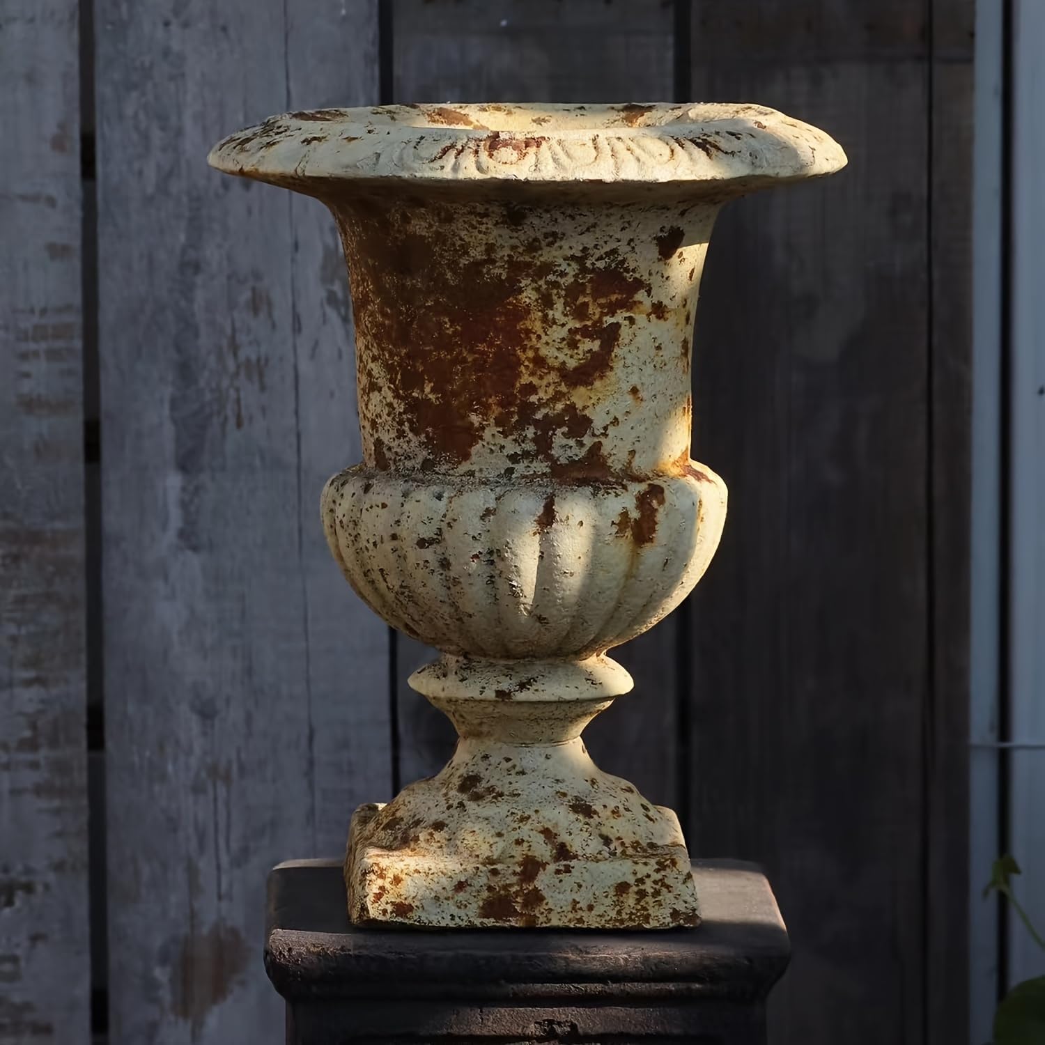 9 inch Retro Flower Pots Outdoor Planters Indoor Decor - Vintage Pots Tree Planter for Outdoors Patio,Garden,Indoor Vase for Office Livingroom Shelf Decor