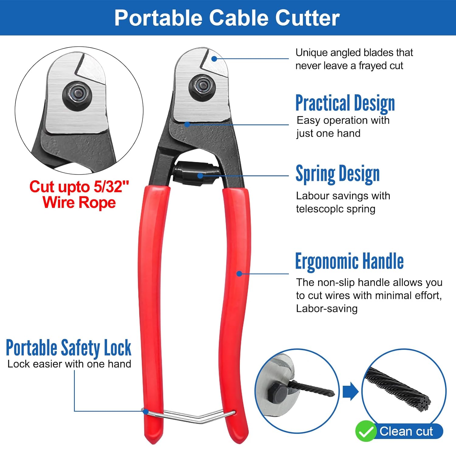1000FT T316 Marine Grade 1/8" Stainless Steel Cable Kit w/Cutter, 7x7 Strand,1850lb Breaking Strength Wire Rope Cable for Deck Railings,Ideal for Indoor/Outdoor Railings DIY Installation, MY15