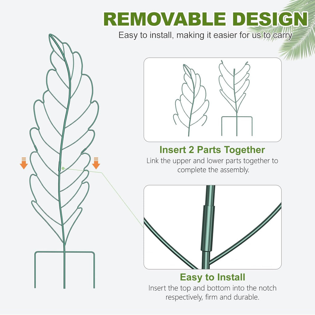 3 Pack 59x16in Metal Garden Trellis for Climbing Plants, Large Trellis for Climbing Plants Outdoor, Roses, Vegetables Vines Flowers Support, Large Decorative Outdoor Trellis