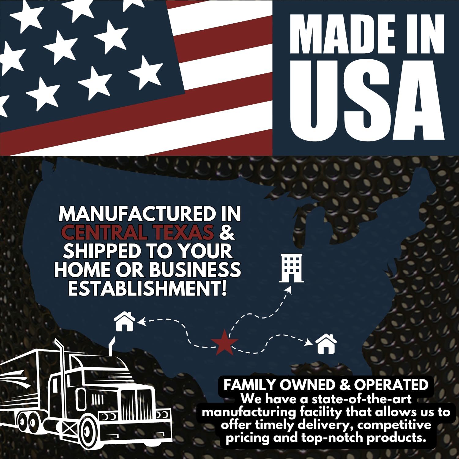 Heavy-Duty Outdoor Bench Thermoplastic Coated, Punched Steel, Commercial-Grade Garden Bench, Made in America (Portable with Back, 4 Ft, Textured Light Blue)