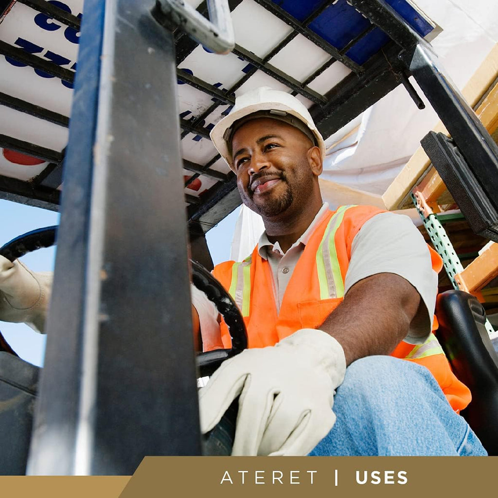 12 Pairs Heavy Duty Durable Cowhide Leather Work Gloves for Construction, Industrial and Personal Use