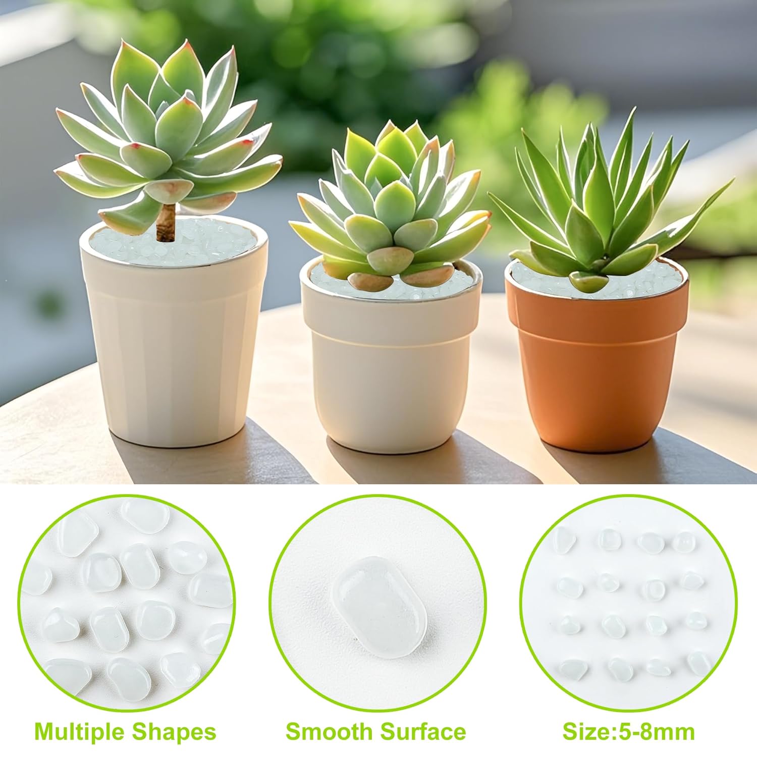 White Glow Stones Glow in The Dark Rocks Outdoor Decorative Stones Luminous Stones for Walkway Pathway Backyard Glowing Rocks for Garden Aquarium Patio Lawn(1000pcs)