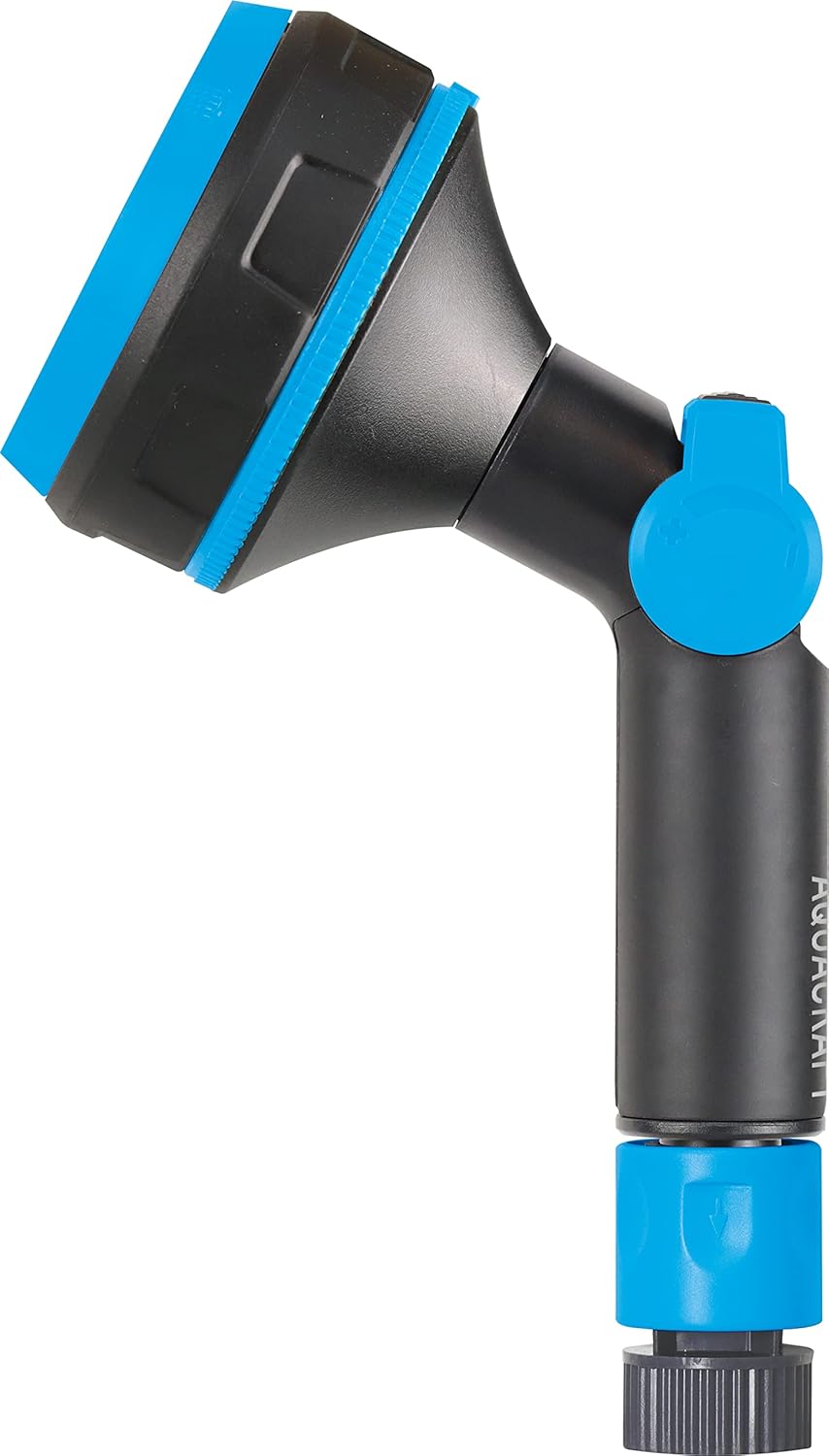 Garden Hose Nozzle, Ergonomic 2-Pattern Water Hose Nozzle Spray Gun, Adjustable comfort spray gun with thumb control for Garden, Plants, Car Wash, Cleaning, Showering Pets